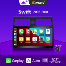 Cargar imagen en el visor de la galería, Eunavi 9&#39;&#39;/12.1&#39;&#39; 2 DIN Android Auto Radio For Suzuki Swift 2003 2004 2005 2006 2007 2008 2009 2010 Car Multimedia GPS Carplay