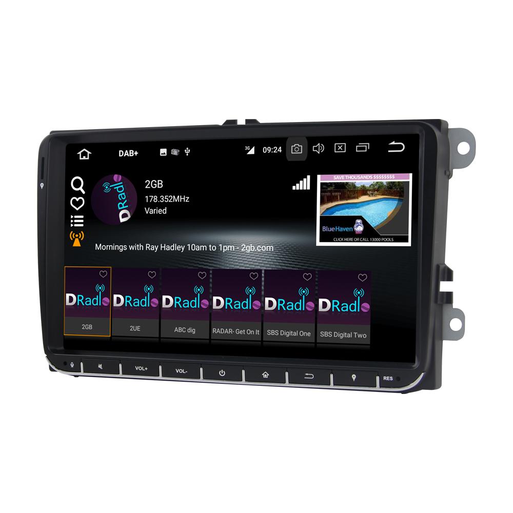 Eunavi 2 Din Android 12 Radio DVD Player For VW Volkswagen Passat B7 B6 Golf Touran Polo Tiguan Jetta GPS Multimedia