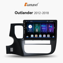 Load image into Gallery viewer, Eunavi Android 11 Car Multimedia Player Radio for Mitsubishi Outlander 3 2012-2018 Video 4G DVD Stereo Audio Head Unit Carplay