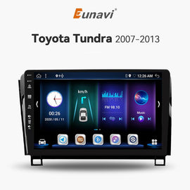 Eunavi 2din Android Radio Player For Toyota Tundra 2007~2013 Sequoia XK60 2008~2017 Car Multimedia 4G DSP Carplay auto GPS 2 din