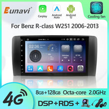 Laden Sie das Bild in den Galerie-Viewer, Eunavi 2 Din Android 12 Radio DVD Player For Mercedes Benz R-Class R Class W251 R280 R300 R320 2006-2013 GPS Multimedia