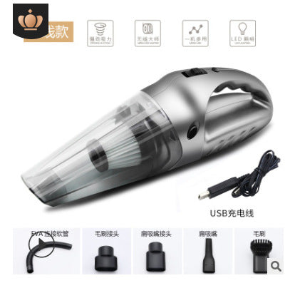 car vacuum cleaner wireless charging handheld rechargeable vacuum cleaner household wet and dry vacuum cleaner R-6052