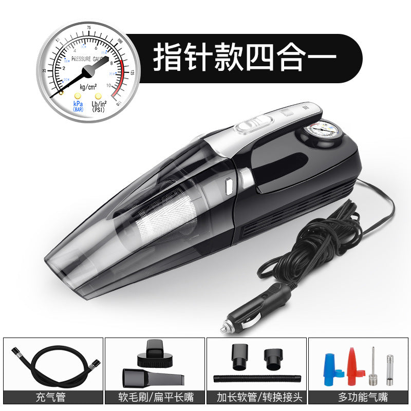 Car vacuum cleaner, air pump, high efficiency, handheld dry and wet car home dual purpose vacuum cleaner, air pump, car supplies