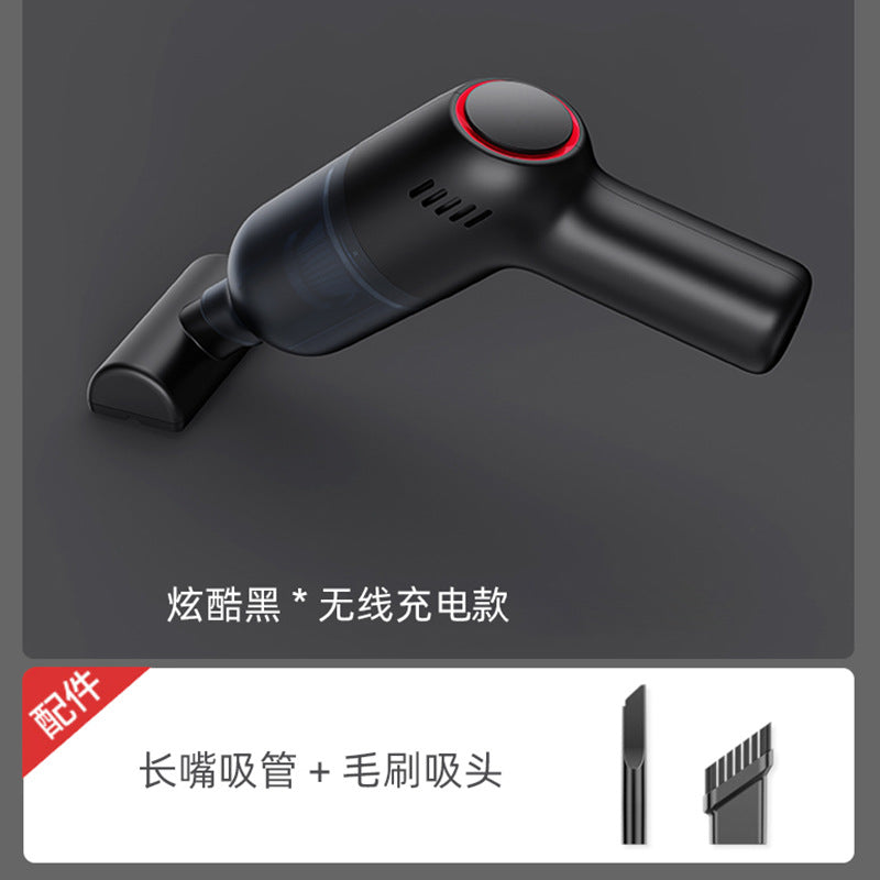 Car vacuum cleaner USB charging car home dual-use wet and dry vacuum cleaner high-power pet hair handheld vacuum cleaner