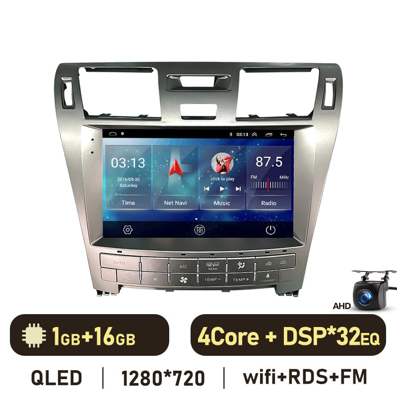 Eunavi 7862 4G 2DIN Android Auto Radio GPS For Lexus LS460 2006-2011 Car Multimedia Video Player Carplay 2 Din