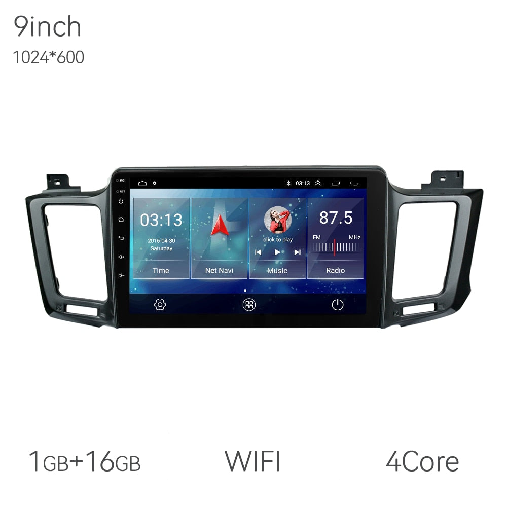 Eunavi 7862 2din Android Auto Radio For Toyota RAV4 4 XA40 5 XA50 2012-2018 Car Multimedia Video Player GPS Stereo 4G 8Core 2K