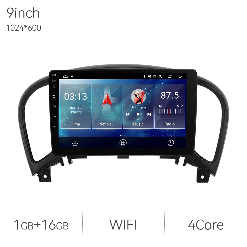 Eunavi 7862 8Core 2K 13.1'' 2din Android Radio For Nissan Juke 2010 - 2014 Car Multimedia Video Player GPS Stereo