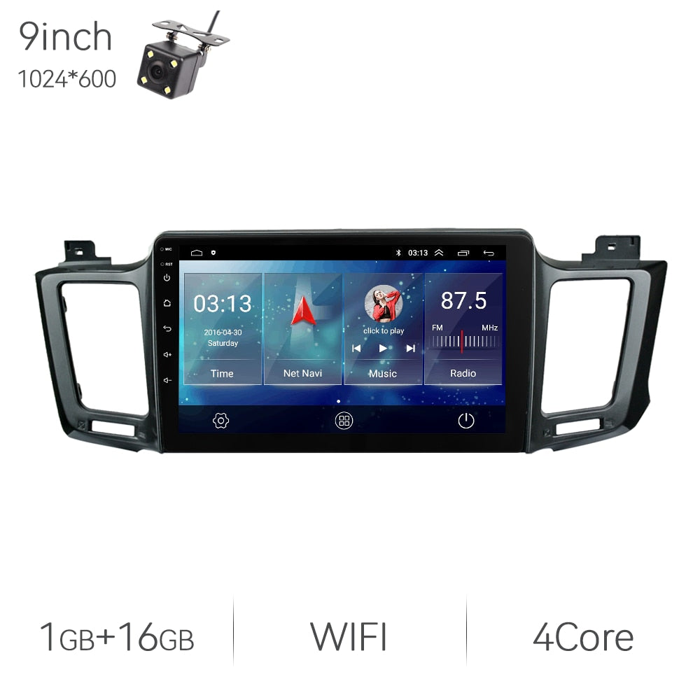 Eunavi 7862 2din Android Auto Radio For Toyota RAV4 4 XA40 5 XA50 2012-2018 Car Multimedia Video Player GPS Stereo 4G 8Core 2K