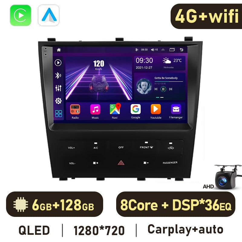 Eunavi 4G 2DIN Android Auto Radio GPS For Lexus IS200 300 1999-2005 Car Multimedia Video Player Carplay 2 Din