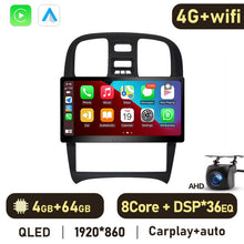 Cargar imagen en el visor de la galería, Eunavi 2 DIN Android Auto Radio GPS For Hyundai Sonata 2002 2003 2004 2005 2006 2007 2008 - 2012 Car Multimedia Carplay 2DIN 4G