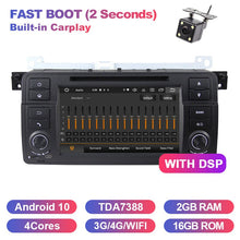 Charger l&#39;image dans la galerie, Eunavi one 1 din Android 10 Car DVD Radio GPS for BMW E46 M3 Rover 3 Series auto radio stereo navigation headunit in dash 4G RDS