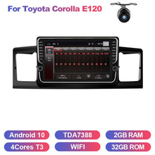 Załaduj zdjęcie do przeglądarki galerii, Eunavi DSP 4G 64G Car DVD Player For Toyota Corolla E120 BYD F3 2 Din Car Multimedia Stereo GPS Auto Radio 8Core Android 10