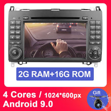 Laden Sie das Bild in den Galerie-Viewer, Eunavi TDA7851 Android 9.0 Car DVD multimedia Player For Mercedes Benz Sprinter W209 W169Viano Vito B200 A160 Radio Stereo GPS