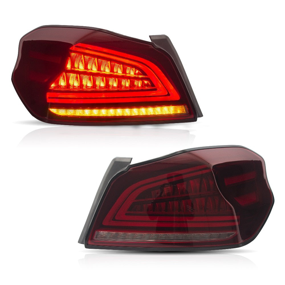 VLAND Tail Lights Assembly For 2015-2019 Subaru WRX / WRX STI Tail Lamp With Sequential Turn Signal