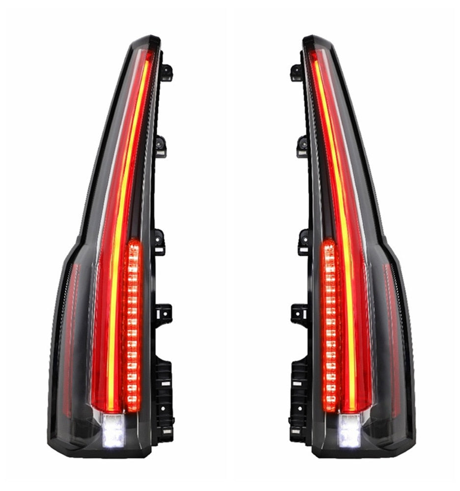 VLAND Tail Lamps Fit For Tahoe/Suburban  Full LED Taillights With DRL+Brake+Reverse Light+Red Turn Signal 2015-2016