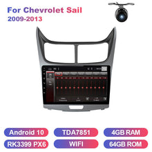 Załaduj zdjęcie do przeglądarki galerii, Eunavi 2 din Car radio GPS for Chevrolet Sail 2009-2013 Autoradio stereo Navigation multimedia TDA7851 headunit Android 10