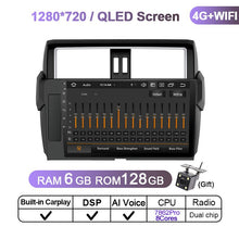 Laden Sie das Bild in den Galerie-Viewer, Eunavi Android 10 Multimedia-Videoplayer-Kopfeinheit für Toyota Land Cruiser Prado 150 2013 2014 - 2017 Autoradio-Navigation GPS