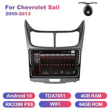 Laden Sie das Bild in den Galerie-Viewer, Eunavi 2 din Android Car radio gps for Chevrolet Sail 2009-2013 Autoradio stereo Navigation multimedia TDA7851 headunit