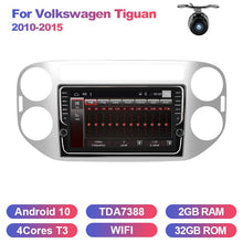 Załaduj zdjęcie do przeglądarki galerii, Eunavi 2 DIN Android Car Radio Audio GPS For Volkswagen VW Tiguan 1 NF 2006-2016 Multimedia Video Player Navigation DSP 4G 64GB