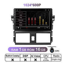 Załaduj zdjęcie do przeglądarki galerii, Eunavi 2Din Car Radio GPS For Toyota VIOS Yaris 2013 2014 2015 2016 Multimedia Video Player Android 11 Casstte Head unit 4G DVD