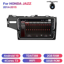 Cargar imagen en el visor de la galería, Eunavi 2 din System Car Multimedia Radio Stereo For 2014 2015 HONDA JAZZ FIT Right Hand Drive GPS 4G 64GB Android WIFI no dvd bt