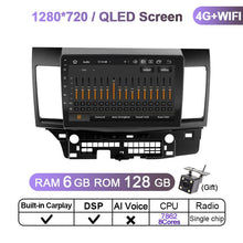 Cargar imagen en el visor de la galería, Eunavi 4G 2 Din Android 11 For Mitsubishi Lancer 2010 - 2016 Car Radio Multimedia Video Player Android Auto CarPlay 2din DVD GPS