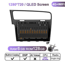 Charger l&#39;image dans la galerie, Eunavi 4G 1280*720 2 Din Android 11 Car Radio Multimedia Video Player For VW Golf 7 Golf7 2013 - 2017 2DIN DVD GPS Head Unit