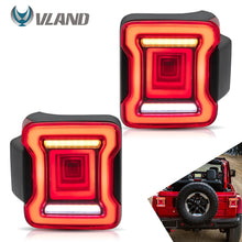 Laden Sie das Bild in den Galerie-Viewer, VLAND Car Accessories LED Tail Lights Assembly For Jeep Wrangler JL JLU 2018 2019 2020 Tail Lamp With Turn Signal Reverse Light