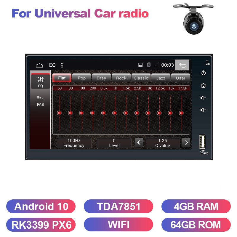 Eunavi Android Car Radio Stereo multimedia Player GPS Navigation Universal autoradio 1024*600 FM AM RDS WIFI NO 2 DIN DVD CD