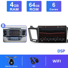 Charger l&#39;image dans la galerie, Eunavi 4G 64G Android 10 Car Radio For Toyota RAV4 2013 2014 2015 - 2018 Multimedia Player Video Audio Head unit Navigation GPS