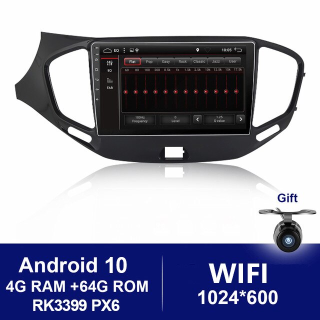 Eunavi 2 Din Android Car Radio Multimedia For LADA Vesta Cross Sport 2015-2018 Stereo Audio Headunit GPS Navigation 2DIN NO DVD