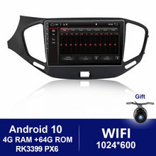 Load image into Gallery viewer, Eunavi 2 Din Android Car Multimedia Player For LADA Vesta Cross Sport 2015 2016 2017 2018 Audio 4G DSP GPS Navigation 2DIN Radio