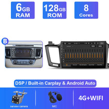 Załaduj zdjęcie do przeglądarki galerii, Eunavi Android 10 Autoradio For Toyota RAV4 2013 2014 2015 - 2018 Car Radio Multimedia Video Player GPS Navi 4G 64G No 2 din DVD