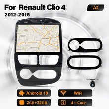 Cargar imagen en el visor de la galería, Eunavi 1 Din Car GPS Radio For Renault Clio 2013-2015 Manual Multimedia Video Player Navigation 10.1 inch Screen Android 10 WIFI