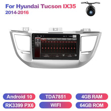 Cargar imagen en el visor de la galería, Eunavi Android system 2 din car multimedia radio player for Hyundai Tucson IX35 2014-2016 gps navigation headunit 4G 64GB no dvd