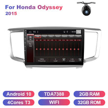 Load image into Gallery viewer, Eunavi 2din car radio stereo for Honda Odyssey 2015 multimedia pc player gps navigation headunit TDA7851 NO DVD Android 10