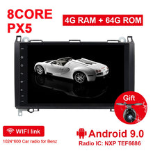 Laden Sie das Bild in den Galerie-Viewer, Eunavi 2 Din Android 9 Auto Multimedia Autoradio Player Für Benz Sprinter Vito W169 W245 W469 W639 B200 GPS Stereo 2din Headunit