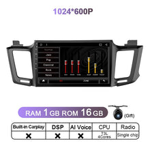 Załaduj zdjęcie do przeglądarki galerii, Eunavi 4G Android 11 Car Radio Tap Recorder Multimedia Video Player For Toyota RAV4 2012 - 2018 Head unit DVD GPS 2 Din 2DIN