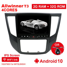 Laden Sie das Bild in den Galerie-Viewer, Eunavi 9 Zoll Android 10 Auto Multimedia PC Radio Stereo für MITSUBISHI Lancer-ex 2017 GPS Navigation Headunit Autoradio 2DIN