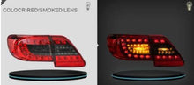 Załaduj zdjęcie do przeglądarki galerii, VLAND Tail Lights Assembly For Toyota Corolla 2011 2012 2013 Taillight Tail Lamp Turn Signal Reverse Lights LED DRL Light