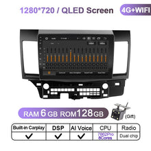 Cargar imagen en el visor de la galería, Eunavi 4G 2 Din Android 11 For Mitsubishi Lancer 2010 - 2016 Car Radio Multimedia Video Player Android Auto CarPlay 2din DVD GPS