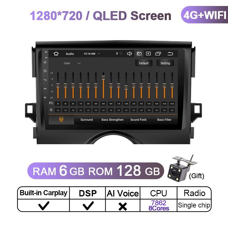 Eunavi Android 11 Car Radio Multimedia Video Player For Toyota Reiz Mark X 2010- 2017 GPS head unit Audio Stereo 2 din 2DIN dvd