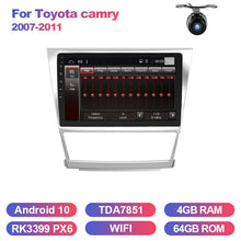 Laden Sie das Bild in den Galerie-Viewer, Eunavi 2 din Android 10 car multimedia player radio gps navigation for Toyota camry 2007 2008 2009 2010 2011 auto stereo