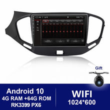 Load image into Gallery viewer, Eunavi 2 Din Android Car Multimedia Player For LADA Vesta Cross Sport 2015 2016 2017 2018 Audio DSP GPS Navigation 2DIN Radio