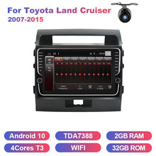 Charger l&#39;image dans la galerie, Eunavi 2 Din Android 10 Car Radio Stereo GPS For Toyota Land Cruiser LC200 200 2007 2008 - 2015 Multimedia Head unit no dvd 2din