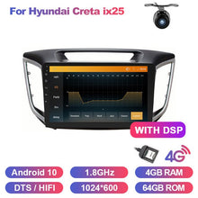 Załaduj zdjęcie do przeglądarki galerii, Eunavi DTS HIFI DSP Android 10 Car Radio GPS For Hyundai Creta ix25 Stereo Multimedia Player Autoradio in dash head unit 4G 64GB