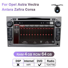 Cargar imagen en el visor de la galería, Eunavi 2 Din 4G DSP Android Car Radio DVD GPS Stereo Player For Opel Astra H G J Vectra Antara Zafira Corsa Vivaro Meriva Veda