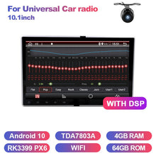 Załaduj zdjęcie do przeglądarki galerii, Eunavi Car Multimedia Player Android 10 Universal Auto Radio DVD Stereo Audio GPS Navigation 2 din Headunit Touch screen DSP