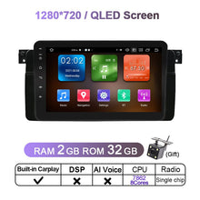 Laden Sie das Bild in den Galerie-Viewer, Eunavi 4G 1280*720 Android 11 Car Radio GPS Multimedia Video Player For BMW E46 Coupe (M3 Rover) 318i 320i 325i 1998 1999 - 2006