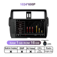 Laden Sie das Bild in den Galerie-Viewer, Eunavi Android 10 Multimedia-Videoplayer-Kopfeinheit für Toyota Land Cruiser Prado 150 2013 2014 - 2017 Autoradio-Navigation GPS